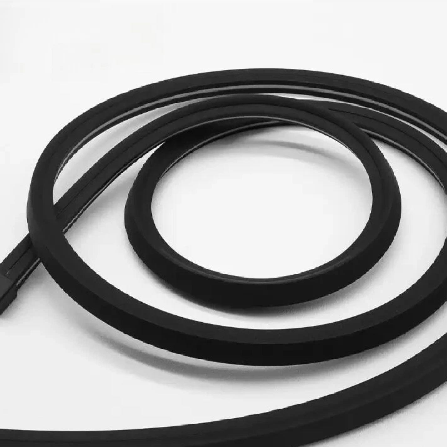 BUDDY SILICONE 16WxM TOP BENDING 16X16MMX5MTS NEGRO